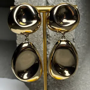 Echo Chrome 2 Layered Earrings