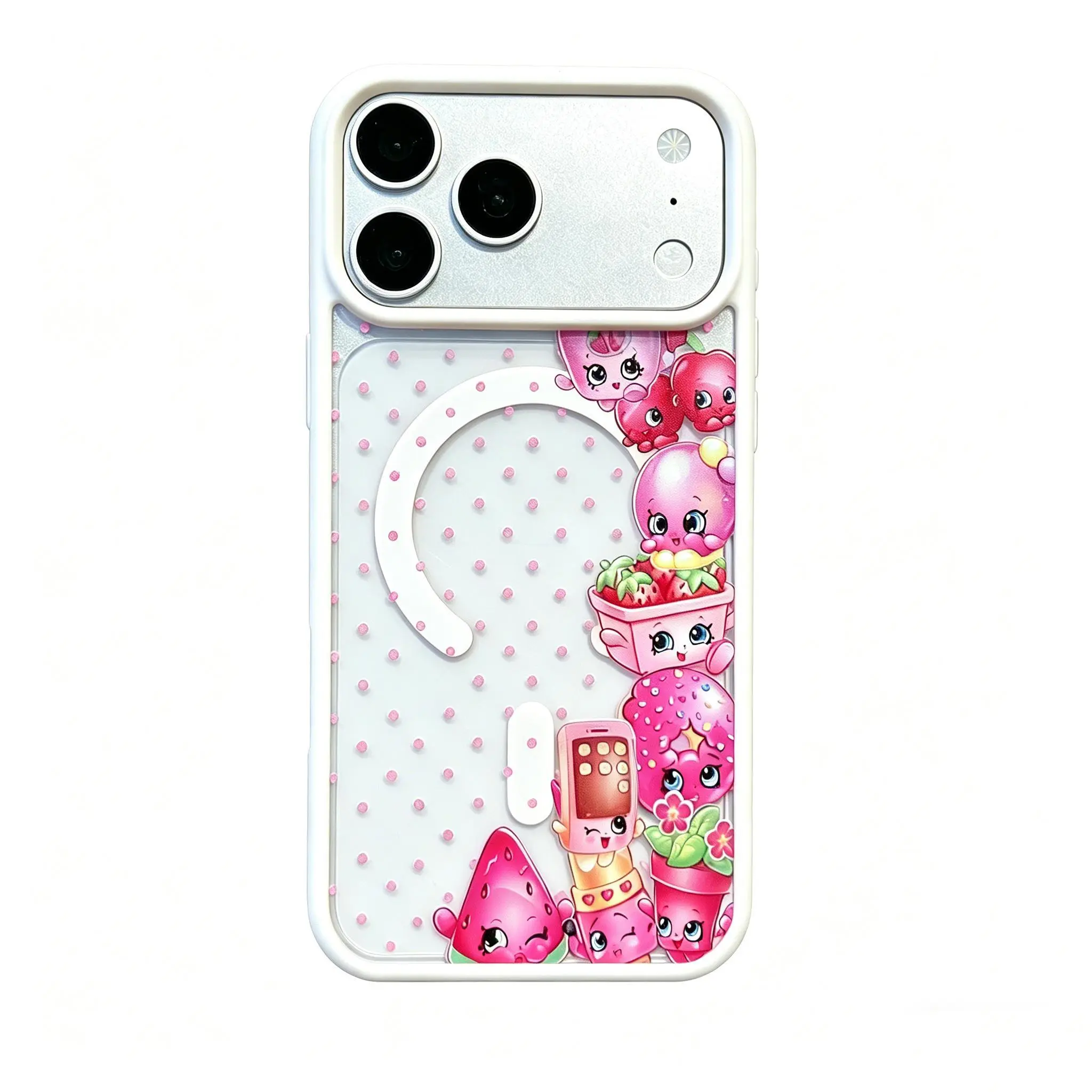 Cute Cartoon Print Phone Case, Compatible with iPhone 17/16/15/14/13/12/11 Pro Max/Plus, Samsung Galaxy S26/S25/S24, Shockproof Casing Protection