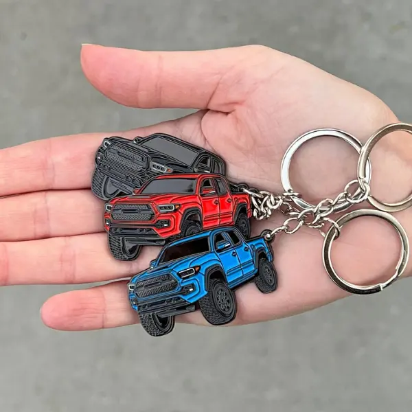 T0y0ta Tacoma Accessories Keychain 3rd Gen Truck TRD 2016-2023 Perfect Gift Key Chain Toy Gifts for car owners men and women