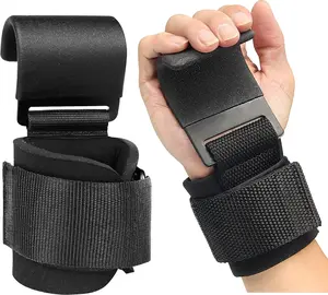 Halloween Sale Weight Lifting Hooks - Upgraded Heavy Duty Lifting Wrist Straps for Deadlift, Sports Wristband, Wrist Strap Adjustable Anti Slip