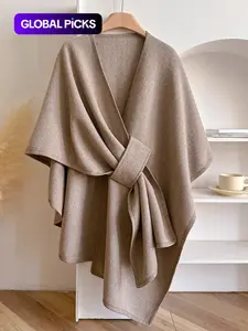 Women's Fall Winter Fashion Trendy Solid Shawl, Solid Color Shawl, Warm Comfortable Scarf, Casual Multifunctional Wrap for Autumn/winter Decor