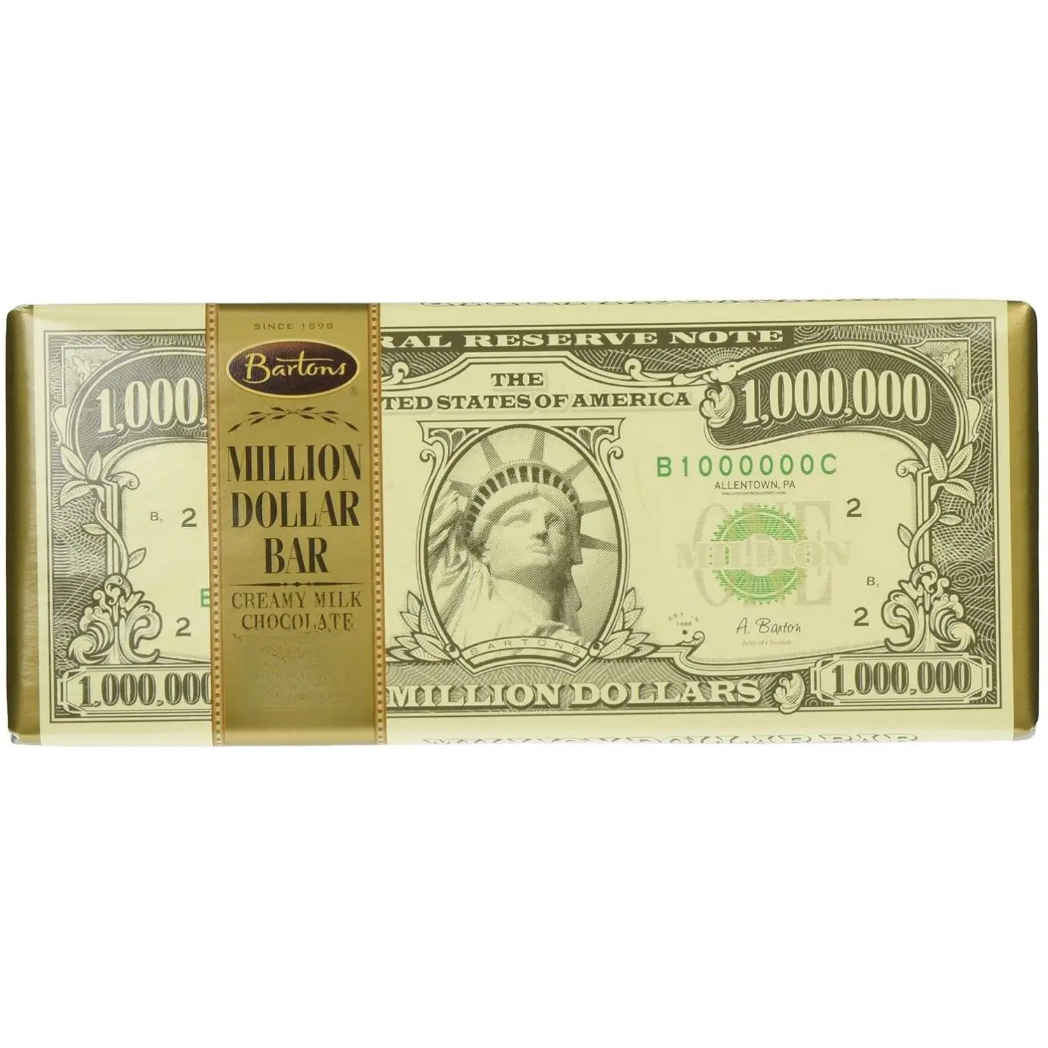 Million Dollar Milk Chocolate Bars - 2 Oz - 12 Bars Case