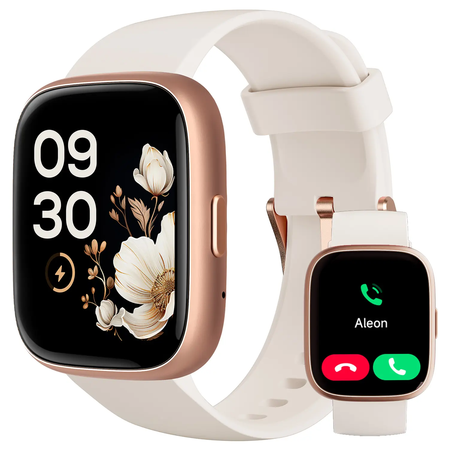 TOOBUR Smart Watch for Women Men, Fitness Tracker with Answer/Make Calls, Fitness Watch with Sleep Tracker/100 Sports/IP68 Waterproof Pedometer, Smartwatch Compatible Android iOS