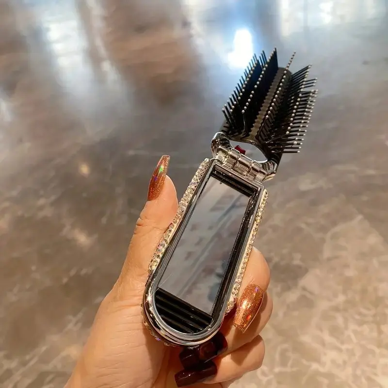 Rhinestone Hair Brush