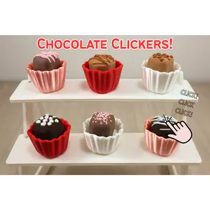 3D Printed Valentine's Day Chocolate Clicker