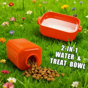 Portable Foldable Water Bottle for Dogs & Cats, Outdoor Travel Pet Cup, Dual-Use Drinking Dispenser, Convenient Carry-On Drinkware