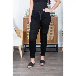 The Jenna Cuffed Judy Blue Cargo Jogger