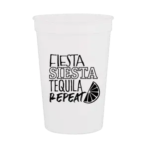 Pre-Printed Stadium Cups - Fiesta Siesta Tequila Repeat