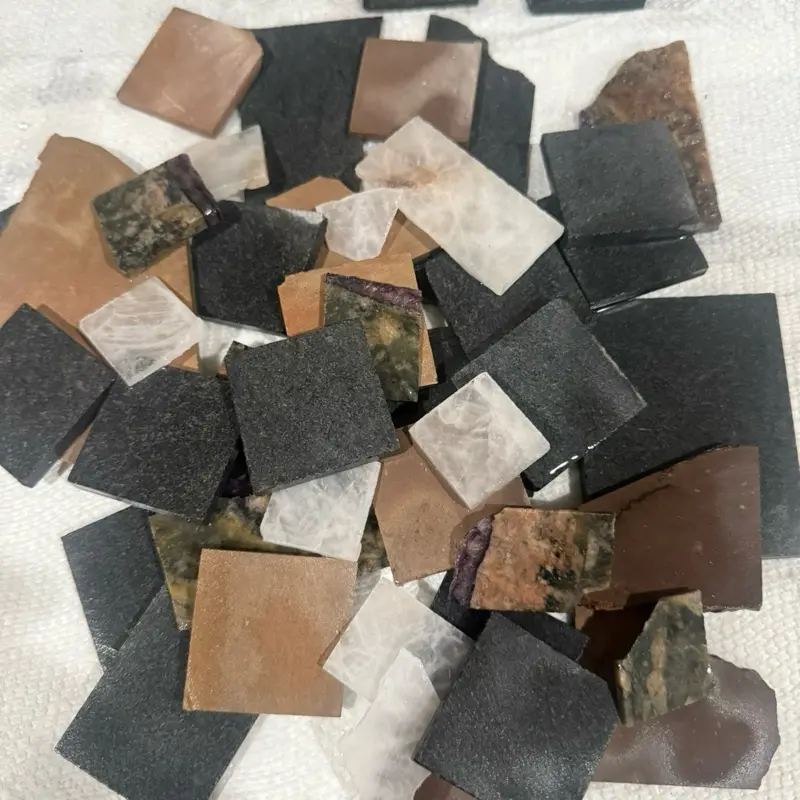 1 lb Random Stone Tile Scrap for Crafts or Mosaics 1 lb Random Stone Tile Scrap for Crafts or Mosaics