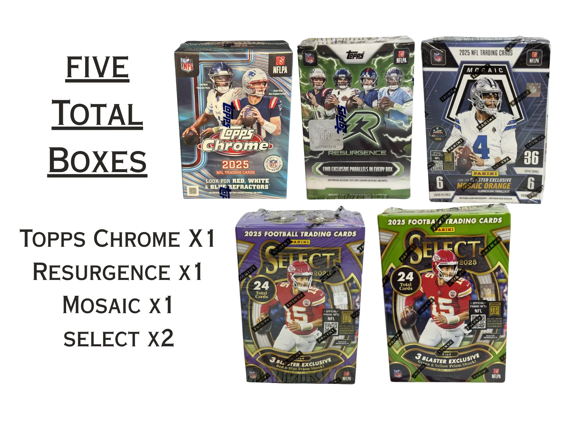 Break #166 (5) Box Topps & Panini Mixer