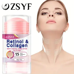 ZSYF 40g Vitamin A & Collagen Neck Firming Cream Facial Care - Contains Vitamin A and Hyaluronic Acid Complex, Moisturizing Firming Non-greasy, Easy to Use Absorption, Mild Non-Alcohol Non-irritating
