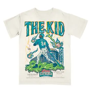 PE THE KID Ken Griffey Seattle Teal Edition Planet Euphoria Shirt, Vintage Style 90s Retro Unisex Streetwear Tee
