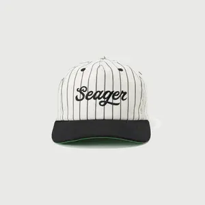 Seager Bronx Hemp Snapback - 'Black/White'
