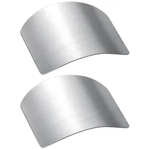 2 Packs Stainless Steel Finger Guards ,Cutting Knife Cutting Protector ,Kitchen Tool Guard Finger Protector For Slicing and Chopping