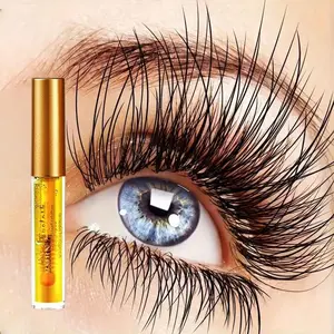 Eyelash Serum - Natural ingredients, strengthens lashes, enhances thickness and fullness. Curled design eye makeup gel mascara cream, moisturizing, hydrating and long-lasting. Suitable for all skin types. Daily eyelash care use, Eye Care Routine.
