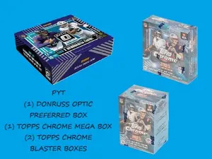 PYT (1) Donruss Oprtic Preferred Box (1) Topps Chrome Mega (2) Topps Chrome Blasters