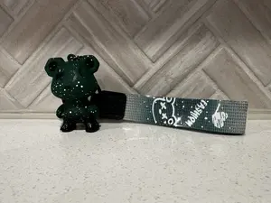 GREEN-Cosmic Drip X-Bear Keychain