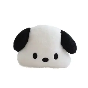 Cute Pochacco Plush Toy Stuffed Anime Lovely White Dog Plushies Kawaii Soft Cuddly Throw Pillow Back Cushion Headrest For Car
