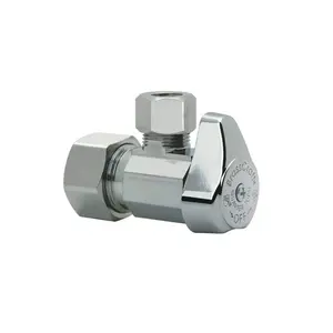 1/2 in. Compression Inlet x 3/8 in. Compression Outlet 1/4-Turn Angle Valve