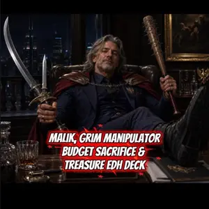 Malik, Grim Manipulator Sacrifice & Treasure Budget 100 Card EDH Deck