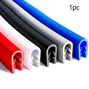 Door Edge Guard Trim Strip, Universal Fit Anti-collision Adhesive Car Door Protector, Sound & Dust Proof Vehicle Door Entry Guard, Car Accessory