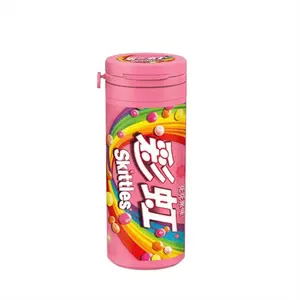 Skittles Tangy Flower Fruit Flavor Candy, 30g Bottle Snack