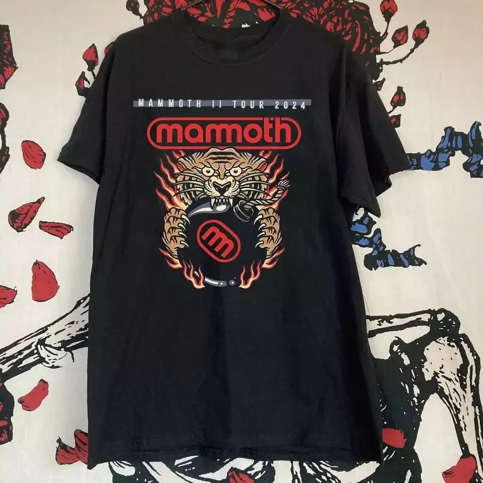 Mammoth Wvh Band Mammoth Ii Tour 2024 T-Shirt Great Shirt Cotton T-Shirt | Crewneck Sweatshirt | Hoodie