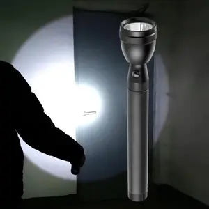 TO CH LED Strong Light Security Flashlight, Super Bright Charging Flashlight, USB Rechargeable Waterproof Flashlight, Multi-Functional Emergency Lighting For Home Use