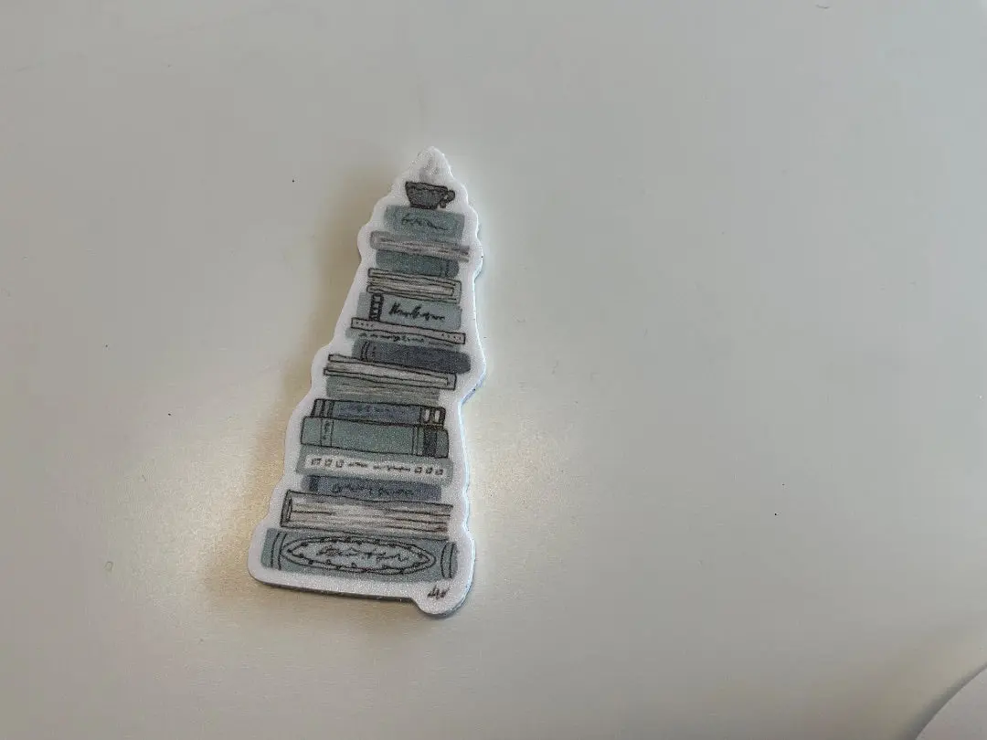 Book Stack Alyssa Whetstone Stickers