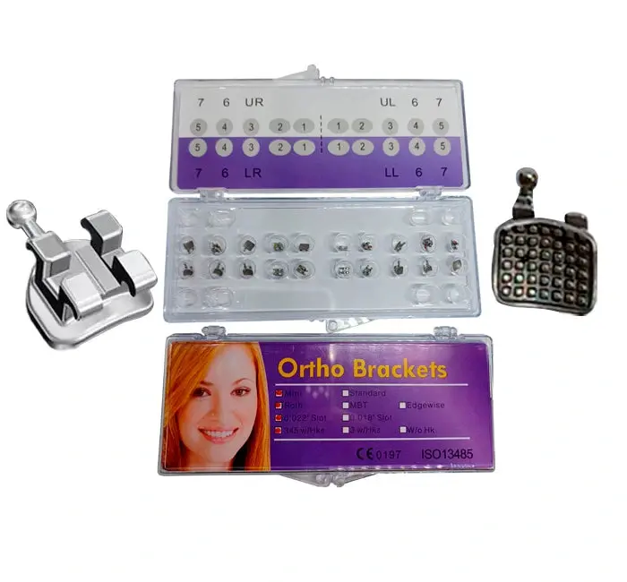 Case of Brackets MIM Monoblock hook 3,4,5 sandblasted 20 pcs Case of Brackets MIM Monoblock hook 3,4,5 sandblasted 20 pcs