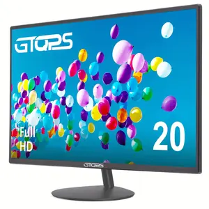 New Gtqps 20-inch Led Professional Screen Gaming Monitor 99% Srgb Vga Machine Black Computer Monitor Pc Monitor Desktop Monitor   Computer Screen - Toys & Games Computer graphics