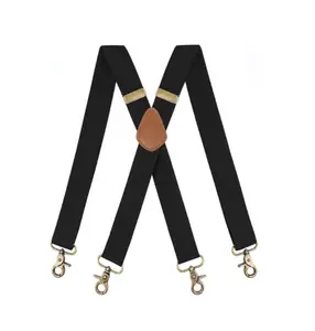 X-Back Work Suspenders  Heavy Duty & Adjustable Fit for Men Women