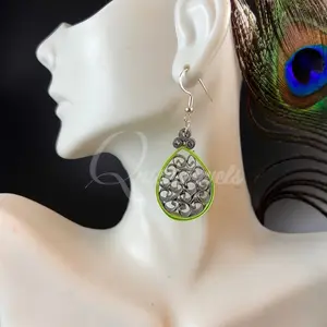 Small Tear Drop Quilling Earrings