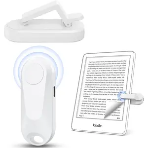 Remote Control Page Turner for Kindle Paperwhite  Kobo eReaders, Camera Camcorder Remote Controls, Page Turner Clicker for ipad Tablets Reading Novels with Wrist Strap Storage Bag