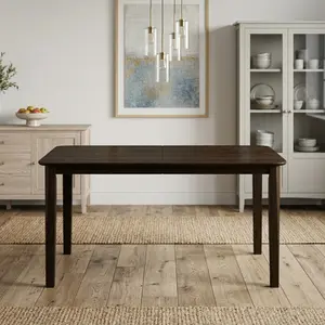 Favorer Vinita Rectangular Dining Table with Rounded Corners