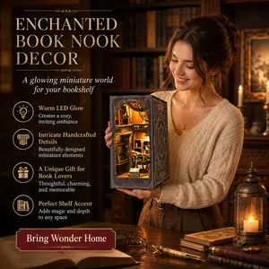 Astronomical Museum DIY Book Nook Kit – Wooden Miniature Observatory