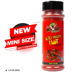 MINI Size Azu-Mecha HOT Snack Seasoning - Sr. Michelado - Bottle Snack Flavor powder