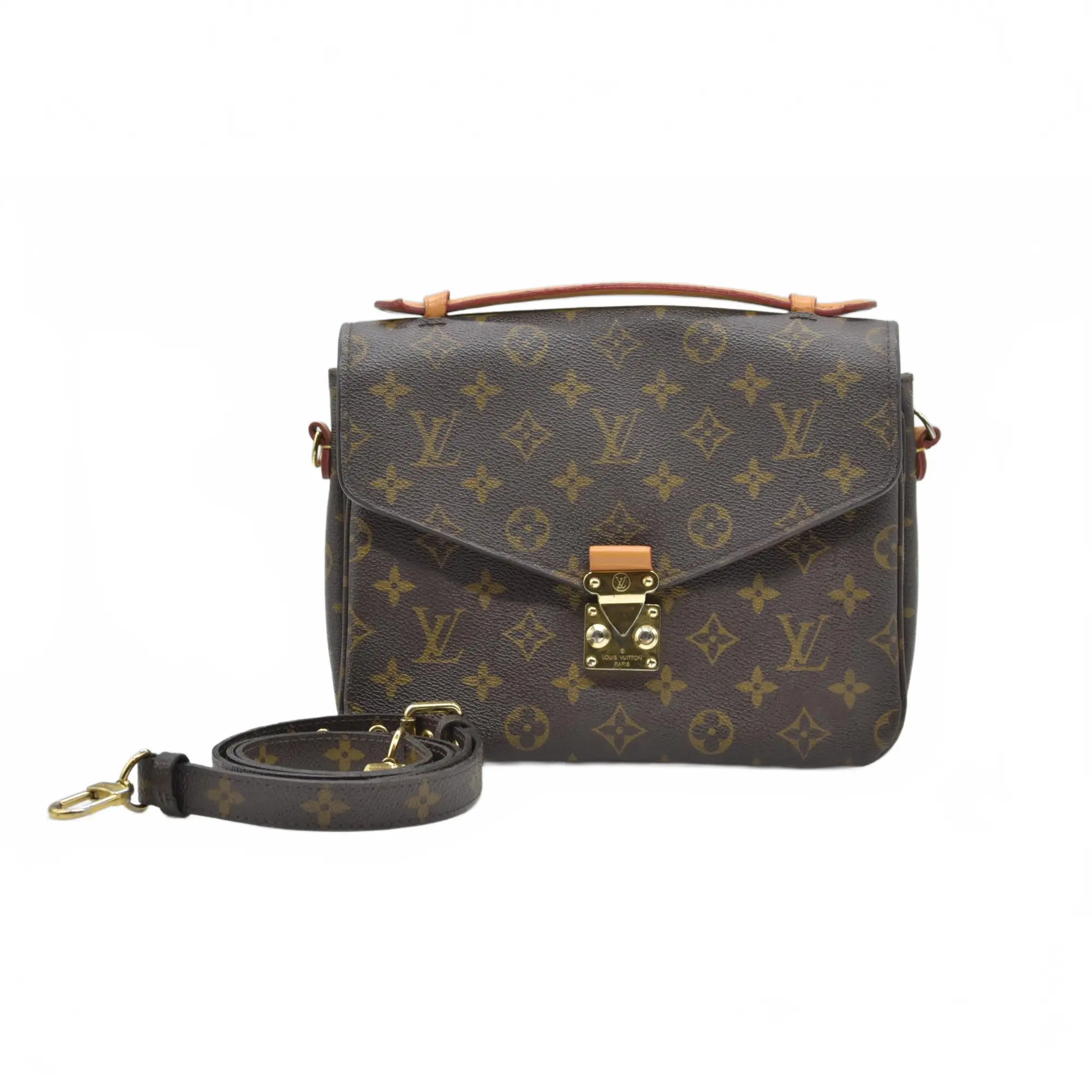 Pre-owned Louis Vuitton canvas Crossbody Bags $2750 Monogram Pochette Metis SR1137