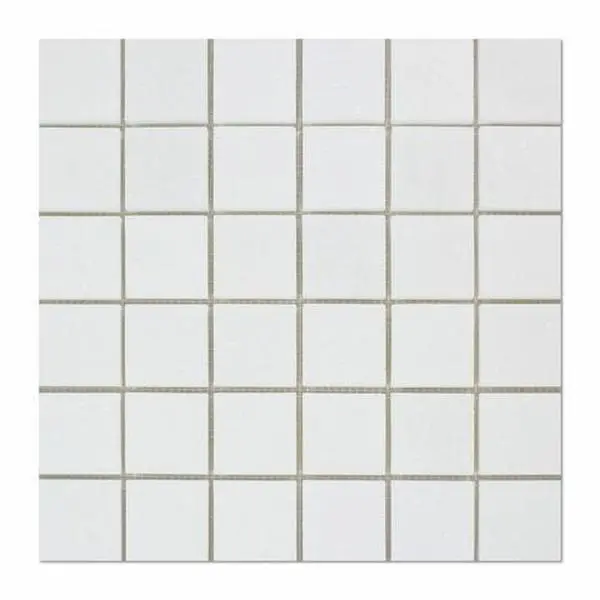 Thassos White 2x2 Polished/Honed Marble Mosaic Tile Sample