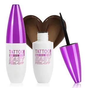 Tattoo Eyebrow Gel Easy Peel Off【Waterproof】【Long-lasting】【Smudge Proof】