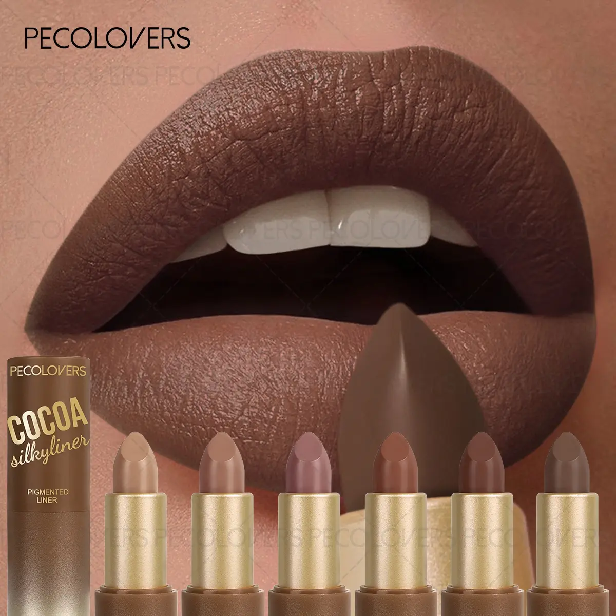 6PCS Waterproof Lipstick, Matte, Intensely Pigmented, Luxurious Long Lasting, Red & Nude, Non-Sticky Lip Gloss, Glossy -Suitable for All Skin Types, Lip Cosmetic, Lip Products Makeup