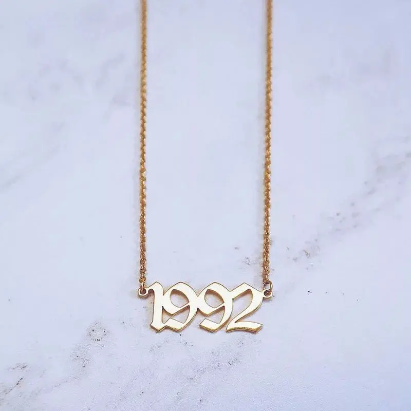 Birth Year Necklace