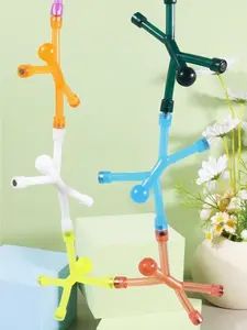 Mini Magnetic Figures | Colorful, Modular, and Fully Poseable | Fun Stress-Relief & Strong-Magnet Wall-Climbing Dolls