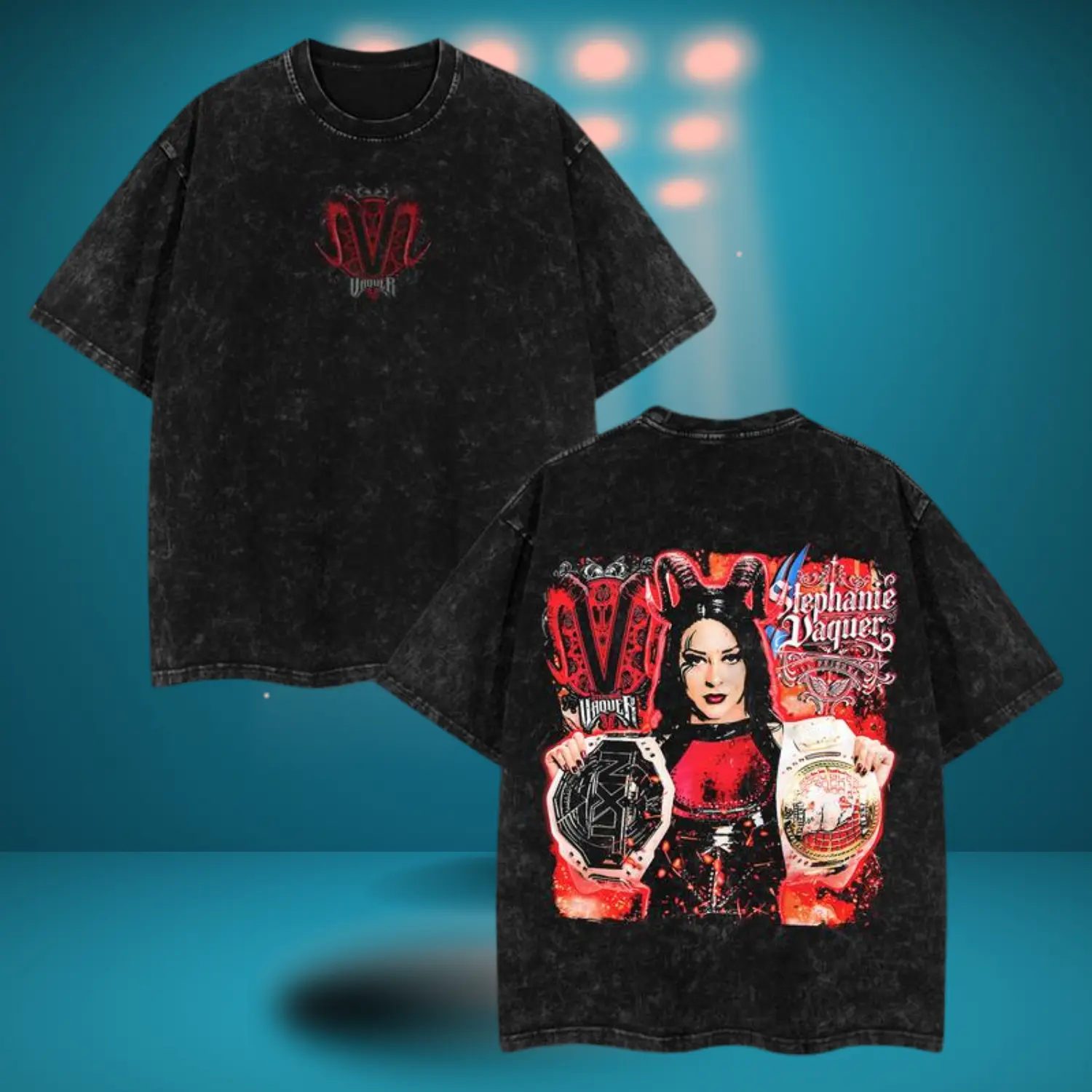 STEPHANIE VAQUER NXT CMLL T-SHIRT, Stephanie Vaquer t-shirt, NXT champion shirt, CMLL champion tee, Stephanie Vaquer fan apparel, wrestling champion merch, For Menswear For Womenswear, Graphic Tees, Streetwear