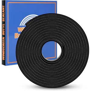Pro Grade Butyl Sealant Tape 8mm x 13Ft(4m)/16.4Ft(5m) -  Automotive RV Boat Windshield Headlight Repair Tape, Permanent  Adhesive for  Door Roof Marine Sealing