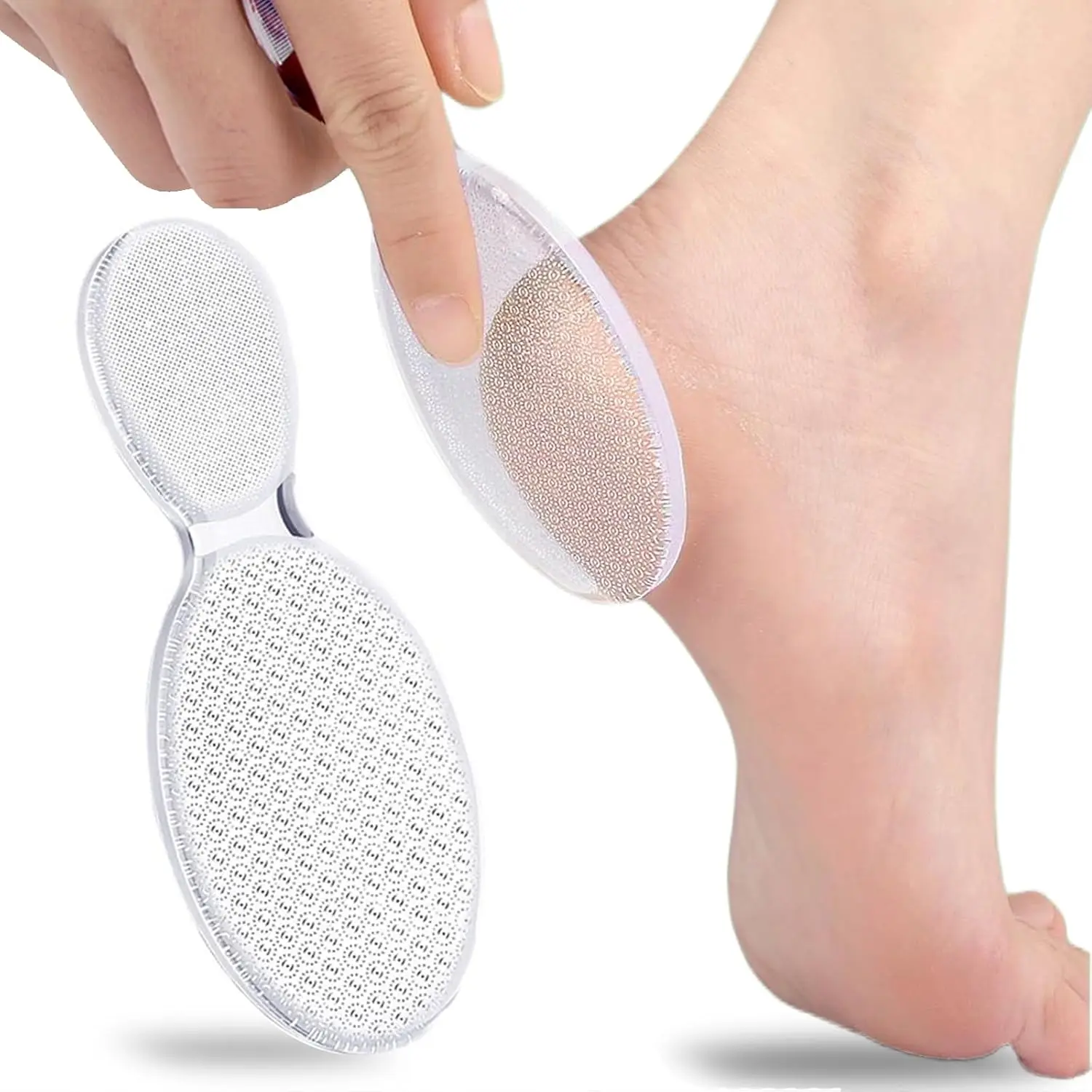 Nano Foot File Foot Scrubber Callus Remover Pedicure Tool with Nano-Level Grinding Points Portable for Dead Skin Removal Cracking Wet Dry Feet Care