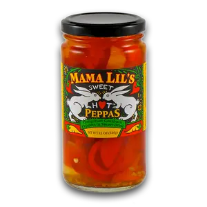 Mama Lil's Sweet Hot Pickled Peppers - 12oz.