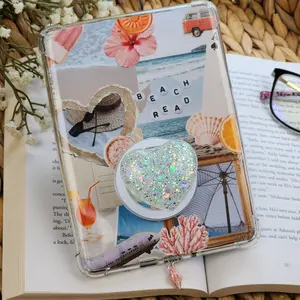 3-Piece Kindle Accessory Set for Clear Case - Beach Reads