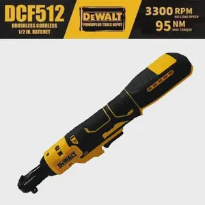 DEWALT DCF512 Cordless Right Angle Ratchet Wrench Power Tool, Portable High Torque Brushless Motor Tool, Variable Speed Control, Built-In LED Light