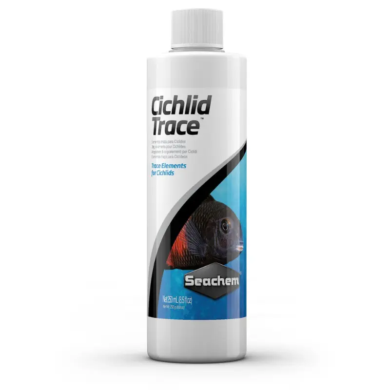 Cichlid Trace™ – Essential Trace Elements for Healthy Cichlids (Seachem, 16.9 oz / 500 mL)